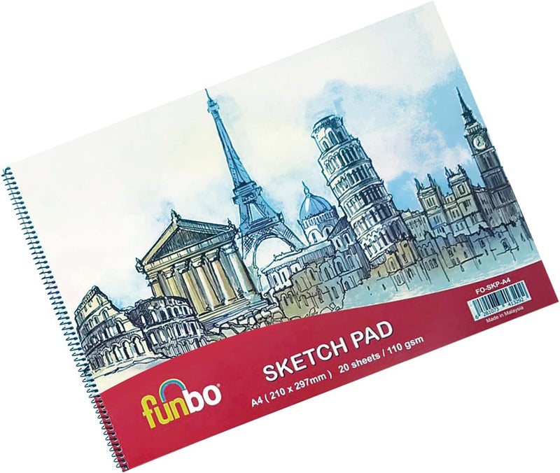 FUNBO SKETCH PAD A4 , FO-SKP-A4- Pack Of 05 - Image 3